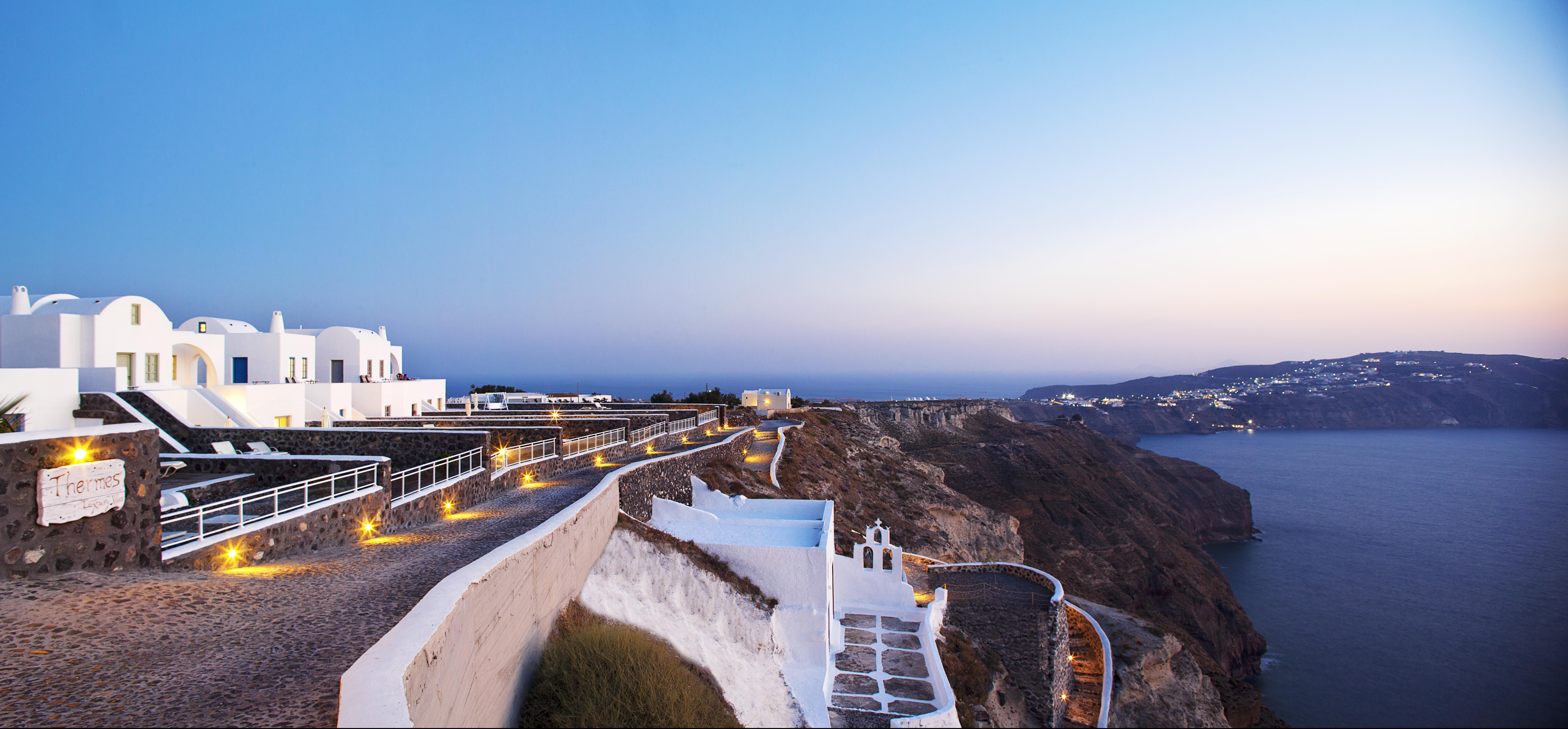 Thermes Luxury Villas And Spa (Adults Only) Megalochori  Exterior foto